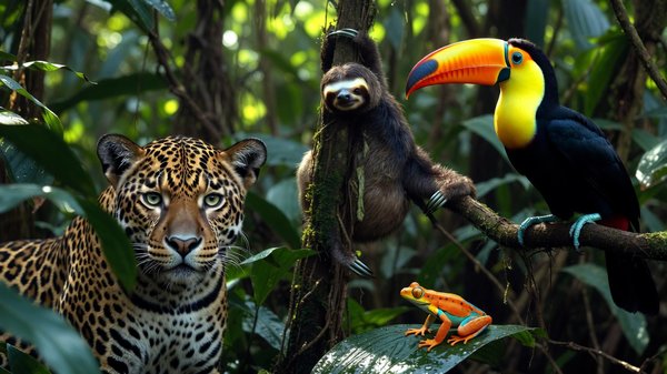 Wat zijn de meest fascinerende dieren in het regenwoud?