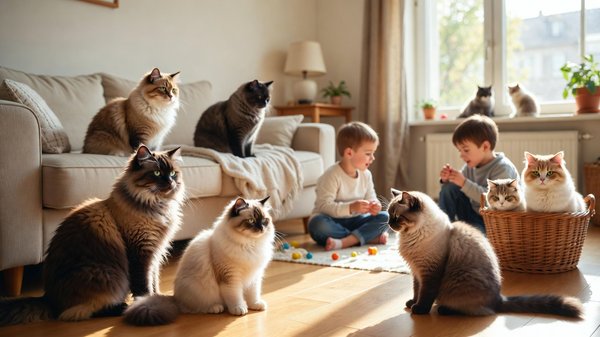 Welke kattenrassen zijn het meest geschikt voor gezinnen?